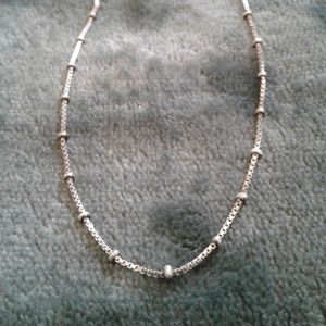 Premier Designs silver plated anklet